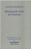 Couverture : Messianische Texte aus Qumran