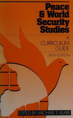 Couverture : Peace and world security studies