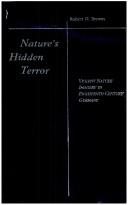 Couverture : Nature's hidden terror