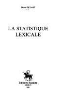 Couverture : La statistique lexicale