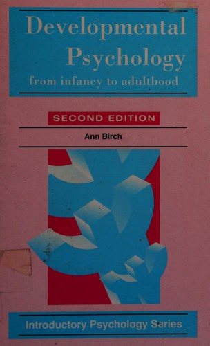 Couverture : Developmental psychology