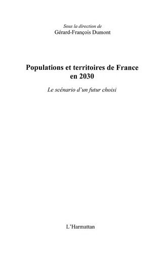 Couverture : Populations et territoires de France en 2030