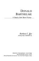Couverture : Donald Barthelme