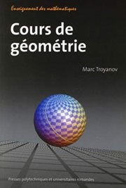 Couverture : Cours de géométrie