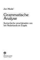 Couverture : Grammatische analyse