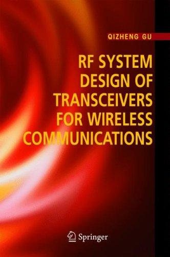 Couverture : RF System Design of Transceivers for Wireless Communications