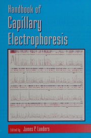 Couverture : Handbook of capillary electrophoresis