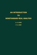 Couverture : An introduction to nonstandard real analysis