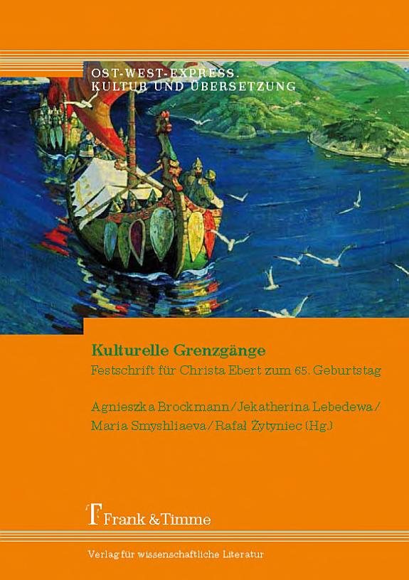 Couverture : Kulturelle Grenzgänge