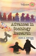 Couverture : Advances in Sociology Research