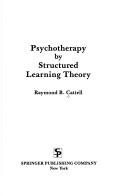 Couverture : Psychotherapy by structured learning theory