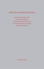 Couverture : Officina Hippocratica