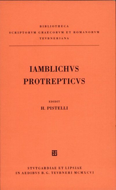 Couverture : Iamblichi
