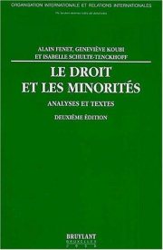 Couverture : Le droit et les minorités
