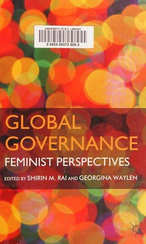 Couverture : Global governance