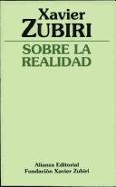 Couverture : Sobre La Realidad (Obras De Xavier Zubiri)