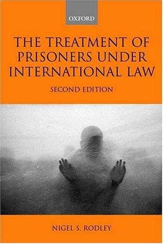 Couverture : The treatment of prisoners under international law
