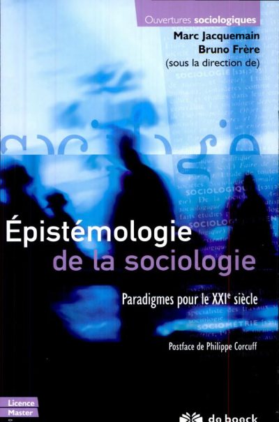 Couverture : Épistémologie de la sociologie