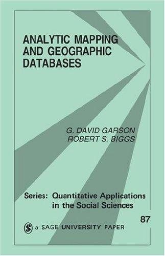 Couverture : Analytic mapping and geographic databases