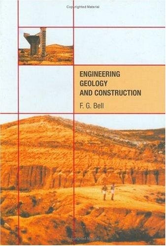 Couverture : Engineering geology and construction