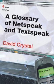 Couverture : A Glossary of Netspeak and Textspeak