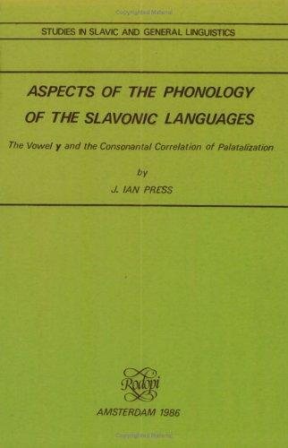 Couverture : Aspects of the phonology of the Slavonic languages