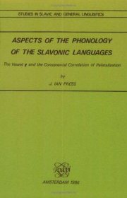 Couverture : Aspects of the phonology of the Slavonic languages