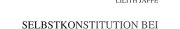 Couverture : Selbstkonstitution bei Robert Musil und in der Psychoanalyse