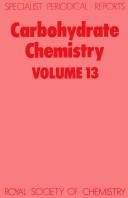 Couverture : Carbohydrate Chemistry (Specialist Periodical Reports)