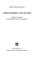 Couverture : Gerechtigkeit und Nutzen