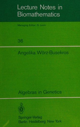 Couverture : Algebras in genetics
