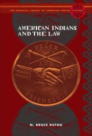 Couverture : American Indians and the Law