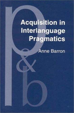 Couverture : Acquisition in interlanguage pragmatics