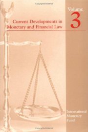 Couverture : Current developments in monetary and financial law.