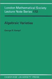 Couverture : Algebraic varieties