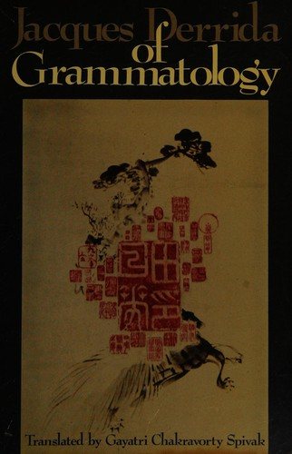 Couverture : Of grammatology
