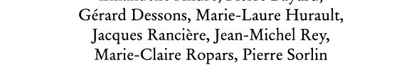 Couverture : Hors cadre