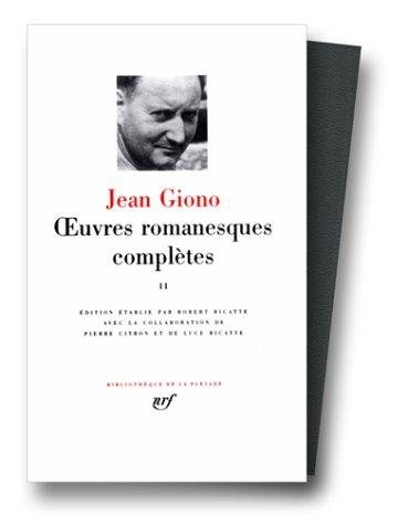 Couverture : Giono 