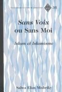 Couverture : Sans voix ou sans moi