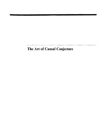 Couverture : The Art of Causal Conjecture