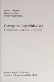 Couverture : Closing the capabilities gap