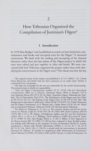 Couverture : Justinian's Digest