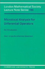 Couverture : Microlocal analysis for differential operators