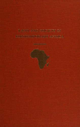 Couverture : Land and society in contemporary Africa