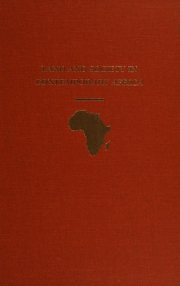 Couverture : Land and society in contemporary Africa