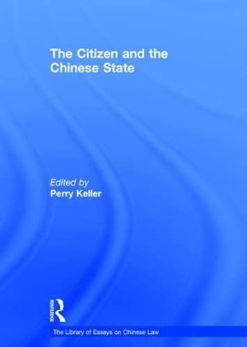 Couverture : The Citizen and the Chinese State