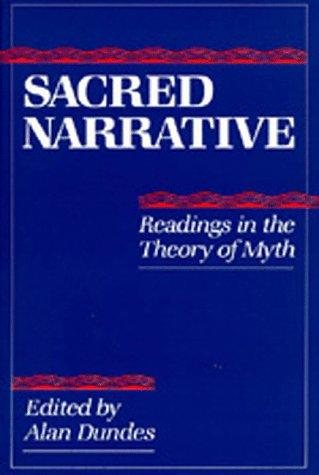 Couverture : Sacred narrative, readings in the theory of myth