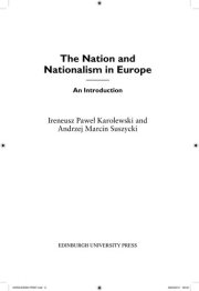 Couverture : The Nation and Nationalism in Europe
