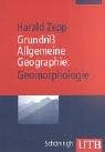 Couverture : Geomorphologie. Grundriß Allgemeine Geographie.