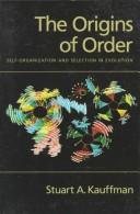 Couverture : The origins of order